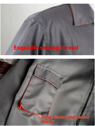 Title 2, Mens Work Clothes Suit Business Shirt Auto Rep...