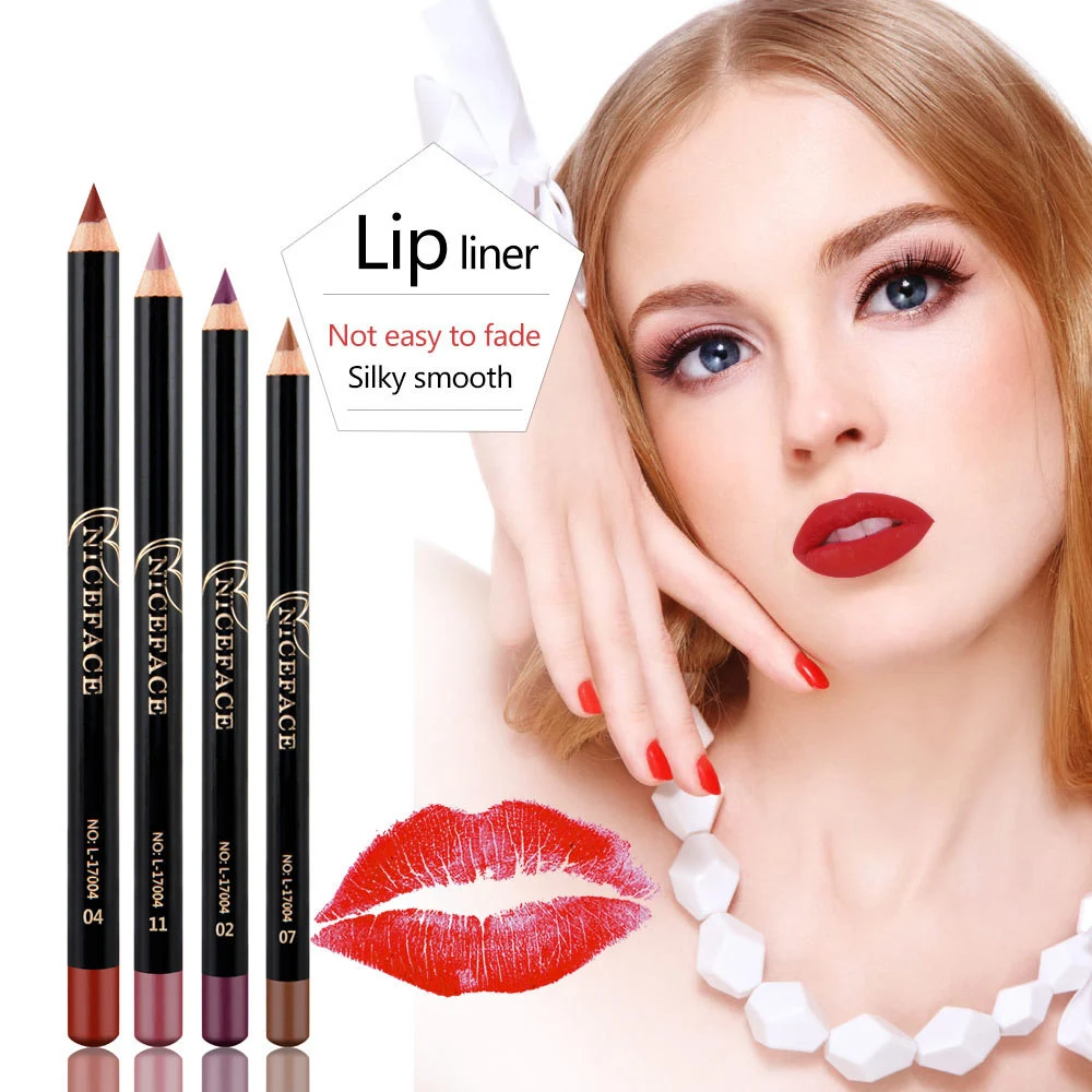 Title 2, 12 Colors Matte Lipliner Pencil. Define and fil...