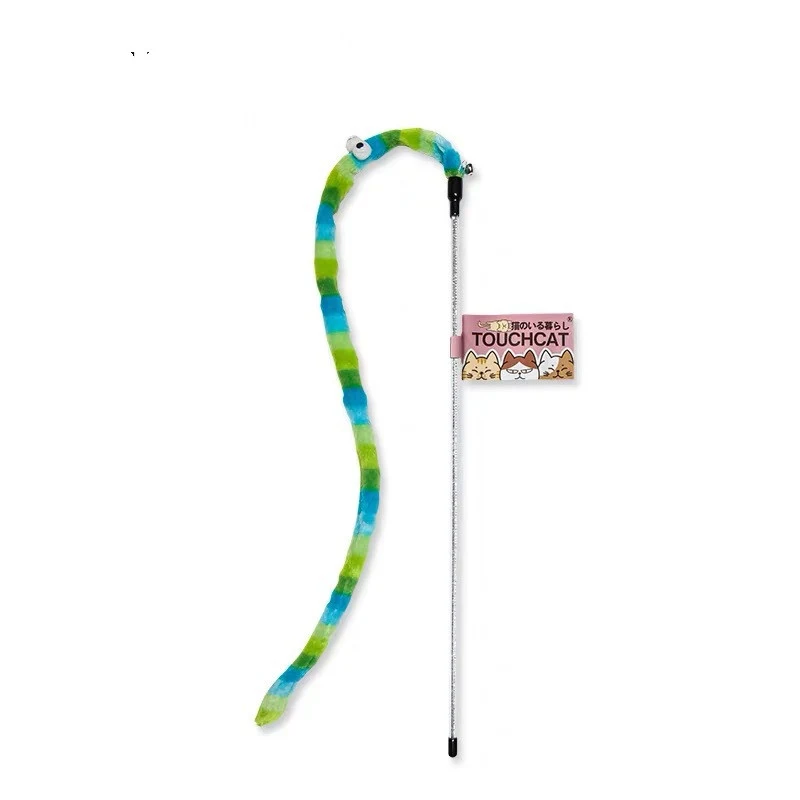 Funny Caterpillar Cat Stick Feather Kitten Toy, Self-adhesive. Provides hours of fun and entertainment, encouraging play — photo 4