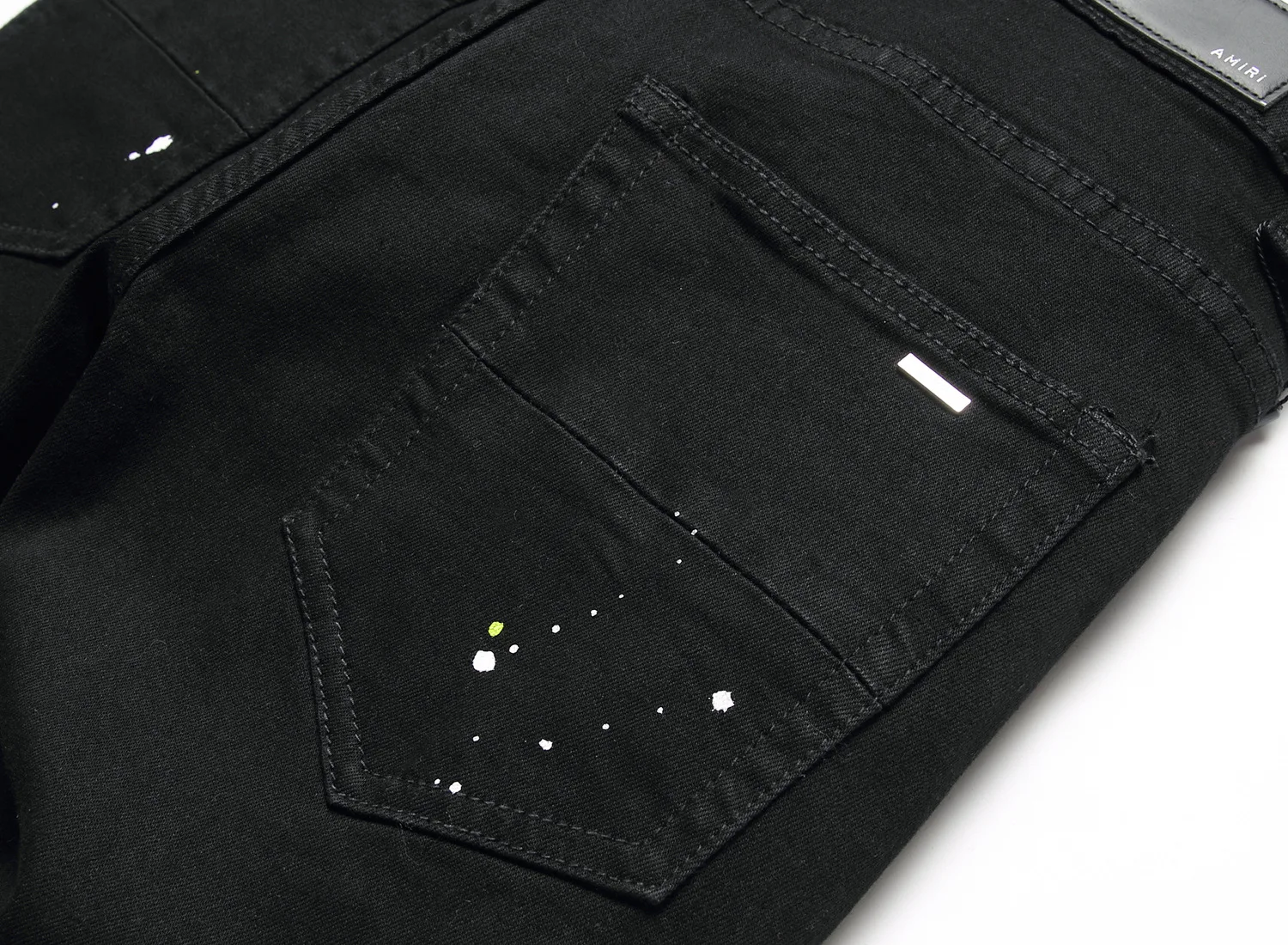 Men's Autumn and Winter Slim Fit Skinny Pants Stretch Black Ripped Patch Beaded Trousers - Stylish and comfortable for c — photo 7
