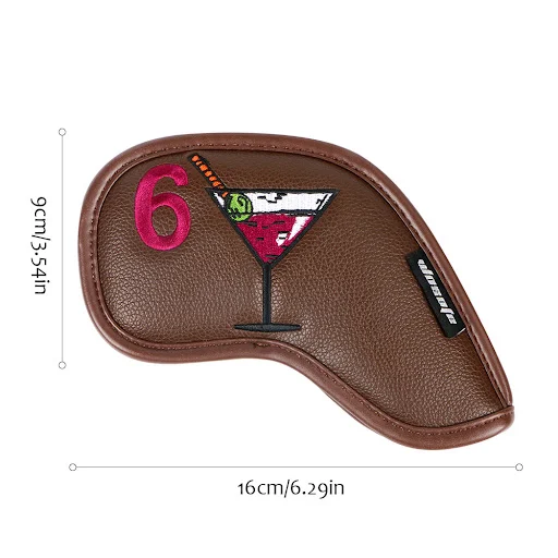 Title 11, Capa protetora de taco de golfe PU premium, pad...