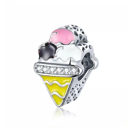Title 3, Acessórios DIY para pulseira de prata 925 com m...
