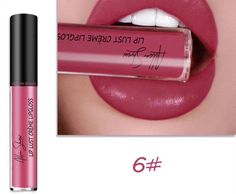 Brilho labial com textura cremosa e sedosa, exclusivo AliExpress e Shopee. Lip glaze para lábios incríveis, efeito gloss duradouro. — foto 8