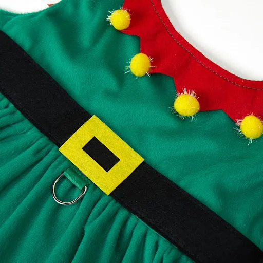 Title 7, Pet Christmas Clothes Cute Warm Dog Skirt. Dres...