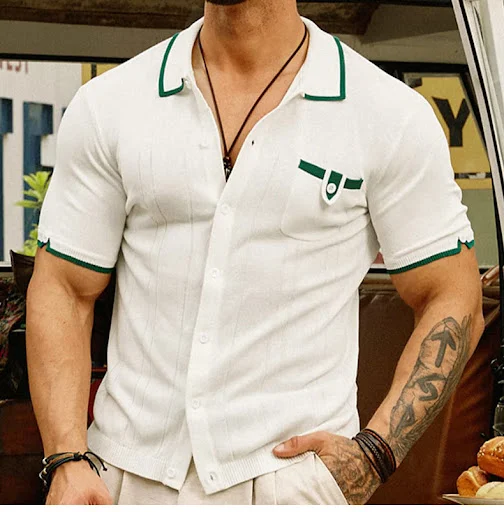 Title 10, Mens Business Casual Pocket Sweater Comfortabl...