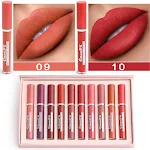 Batom Matte à prova d'água e antiaderente para mulheres, longa duração, lábios perfeitos, sem borrar e com conforto. — foto 3