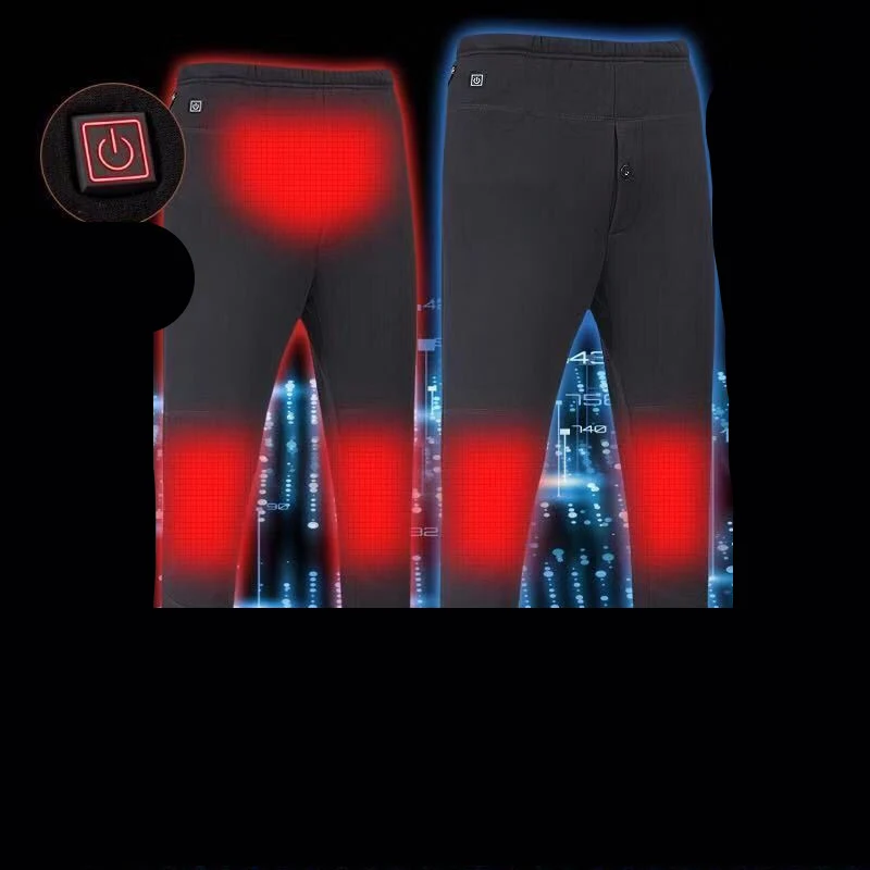 USB Elektrisch Verwarmde Casual Broek Pluche — foto 5
