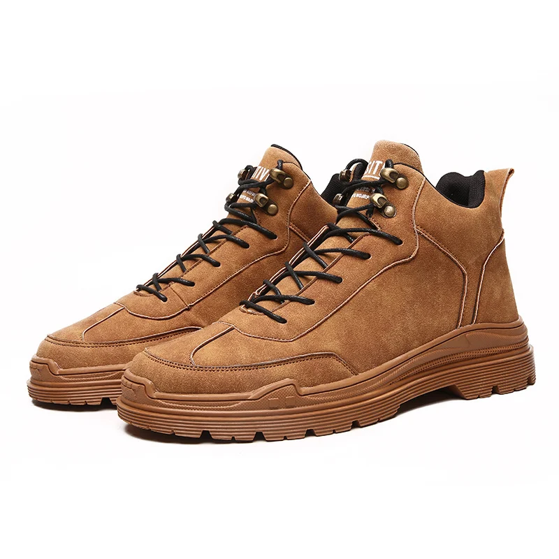 Botas Martin de inverno com forro polar quente para atividades ao ar livre. Conforto e aquecimento para neve e frio, ideais para homens. — foto 5