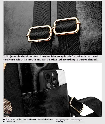 Title 11, Zaini con strass da donna Grande capacità Perso...