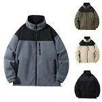 Men's Fashion Brand Jacket Coat Velvet Padded Thickened Top Cardigan Polar Fleece Jacket Women's Warm Winter Outerwear C — photo 14