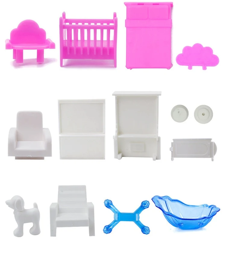 Title 11, DIY Assembled Doll House Villa, build your drea...