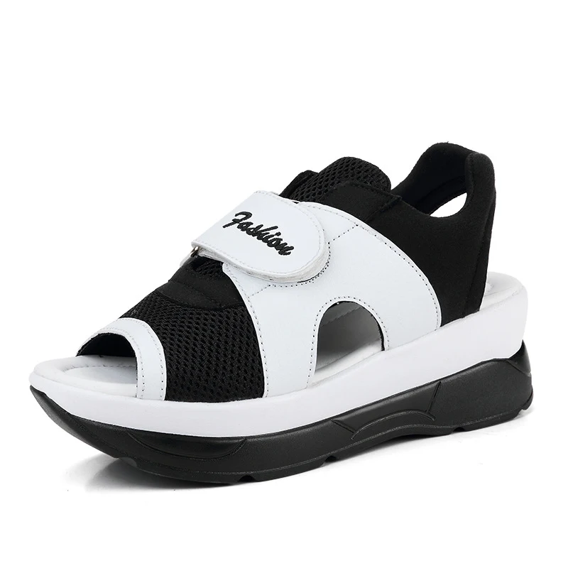 Hollow rocking shoes fish mouth sandals for comfortable and balanced walking. Enjoy the unique design and lightweight fe — photo 2