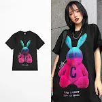 Oversize Tide-merk-T-shirt voor heren en dames met korte mouwen — foto 1