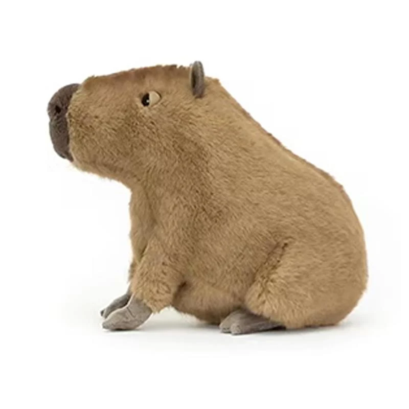 Capybara-Plüschtier, ein simuliertes Kuscheltier. Weich, niedlich und perfekt zum Knuddeln. Ein tolles Geschenk für Kinder und Tierliebhaber. — foto 7