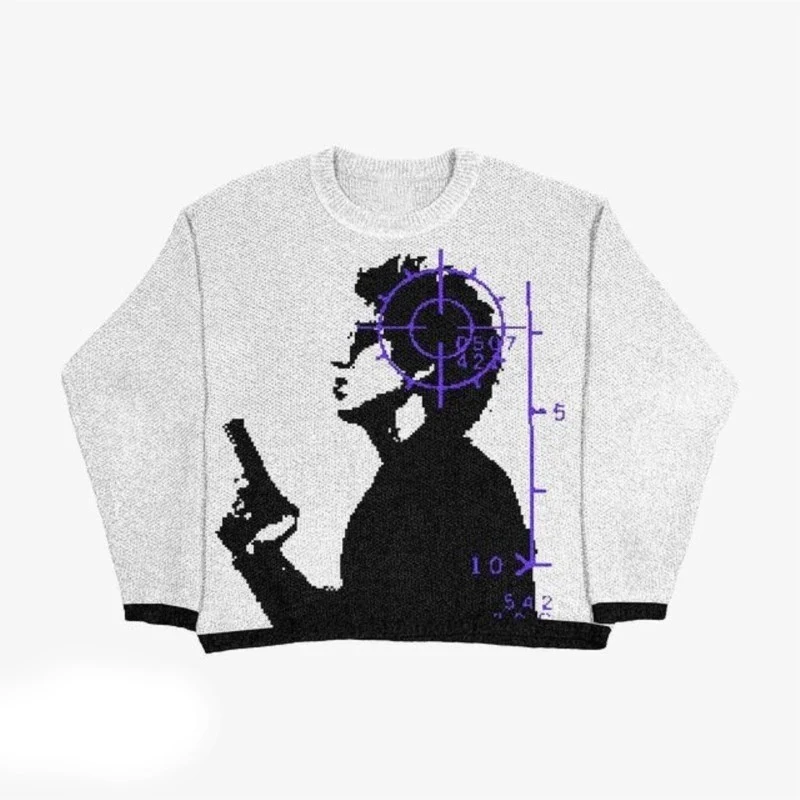 Title 5, Maglione copricapo da donna in stile europeo e ...