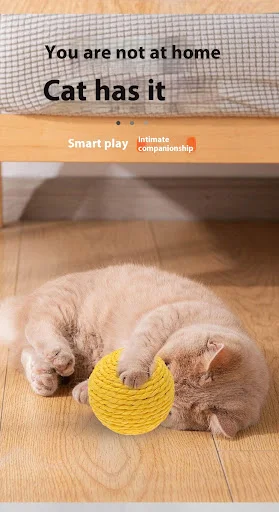 Title 1, Juguete para gatos divertido con bola de sisal ...