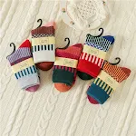 Calcetines térmicos de lana de angora de tubo medio grueso de otoño e invierno para hombres y mujeres — foto 10