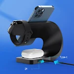 Wireless Charging for Mobile Phone Watch Earphone Simplify your life with this all in one wireless charging station for — photo 17