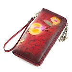 Women's Wallet Genuine Leather Casual Long First Layer. Stylish and spacious design with multiple compartments for cards — photo 9