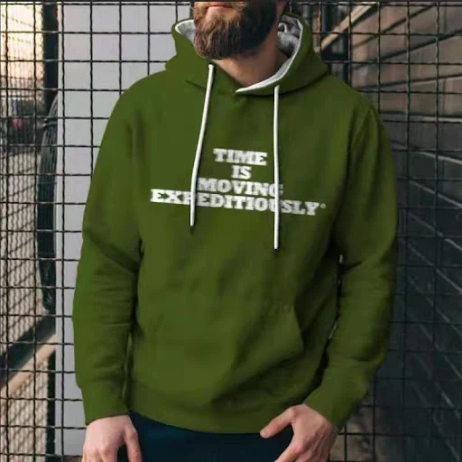 Title 5, Fashion Solid Color Mens Casual Hoodies Sweats...