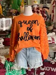Kürbis-Pailletten Design Sweatshirt mit rundem Ausschnitt, locker geschnitten, für einen lässigen und trendigen Herbst-Look. — foto 3