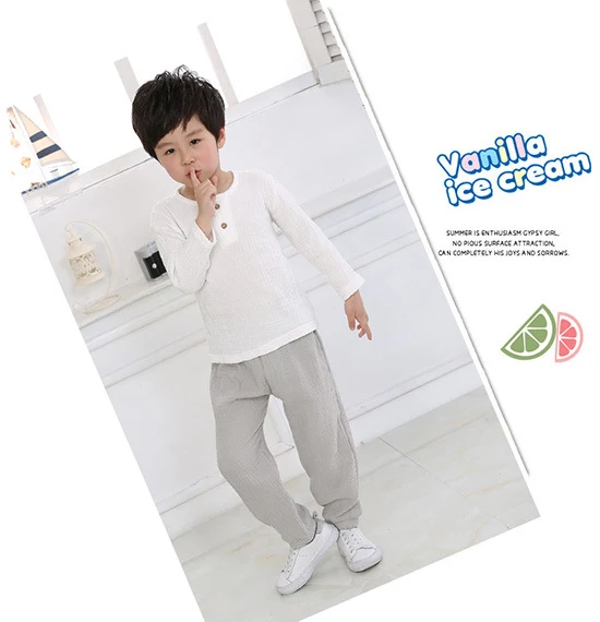 Title 7, Summer Boys And Girls Cotton And Linen Mosquito...