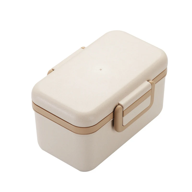 Title 9, Bamboo fiber compartment lunch box for healthy ...
