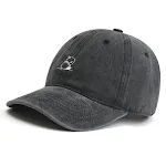 Washed Panda Embroidered Baseball Cap for Women Spring and Autumn. Comfortable and stylish headwear, perfect for everyda — photo 2