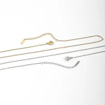 Colar feminino de aço titânio Design de moda Corrente de clavícula Joia para todas as ocasiões Combine com tudo Elegância e charme no seu visual. — foto 2
