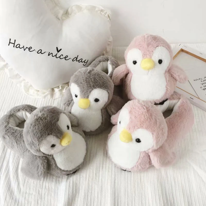 Title 6, Pantufas de casa de pinguim para pais e filhos,...