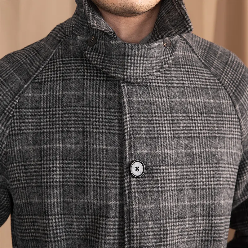 Men's Wool Warm Mid-length Coat Stay warm and stylish this winter with this comfortable and versatile coat, perfect for — photo 4