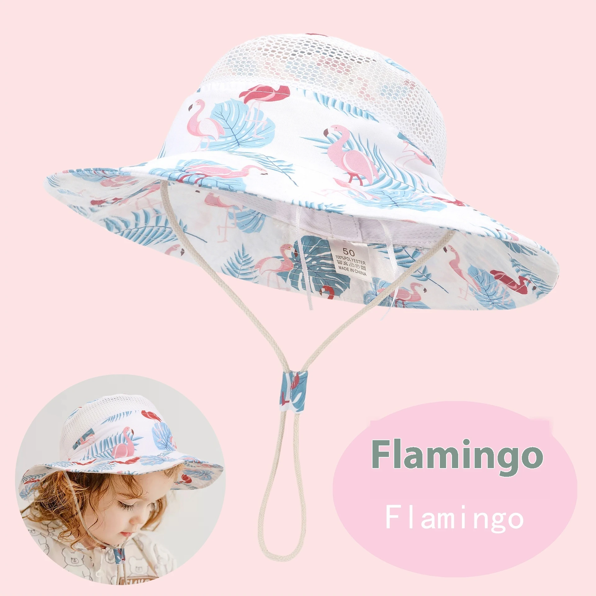 Children's Sun Hat Summer Breathable Mesh Cartoon Dinosaur Printing Outdoor Sunshade — photo 8