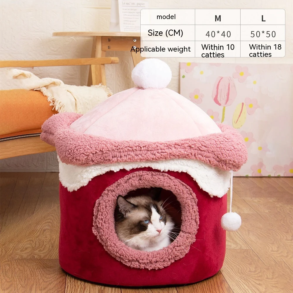 Title 4, Ice Cream House Dog Pet House Cute Cozy Shelter...