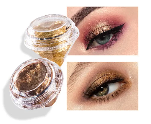 Title 8, 6 Colors Diamond Pearl Liquid Eyeshadow for a d...