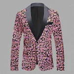 Traje de performance masculino com lantejoulas de veludo, destaque no palco. Conforto e estilo para o artista. Perfeito para eventos e shows. — foto 5