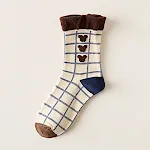 Checkered bear head