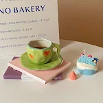 Ceramic Tulip Coffee Cup And Saucer Set. Elevate your coffee experience with this elegant and beautifully designed flora — photo 10