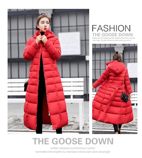 Title 5, Thick warm down jacket coat female