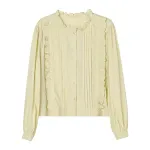 Blusa estilo suave com peito único e gola de lótus — foto 5