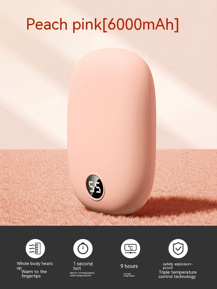 Portable Two-in-One Hand Warmer USB Power Bank Keep your hands warm and charge your devices on the go. Perfect for cold — photo 8