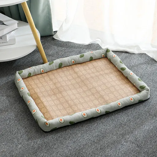 Title 3, Summer linen pet mat nest for dogs, high temper...
