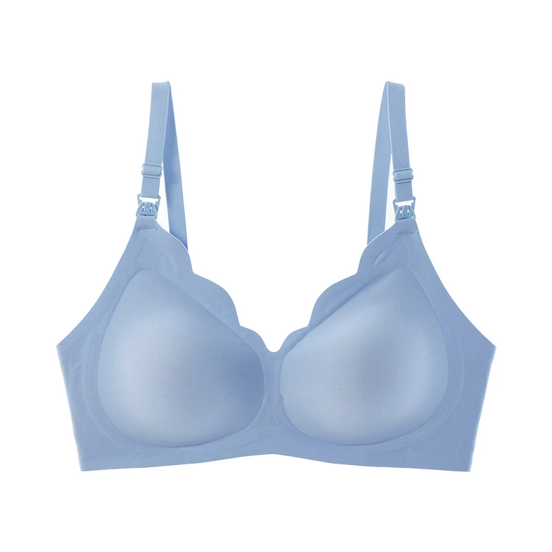 Women's Seamless Wireless Nursing Bra. Comfortable and supportive wireless bra for breastfeeding moms. Soft, wire-free d — photo 5