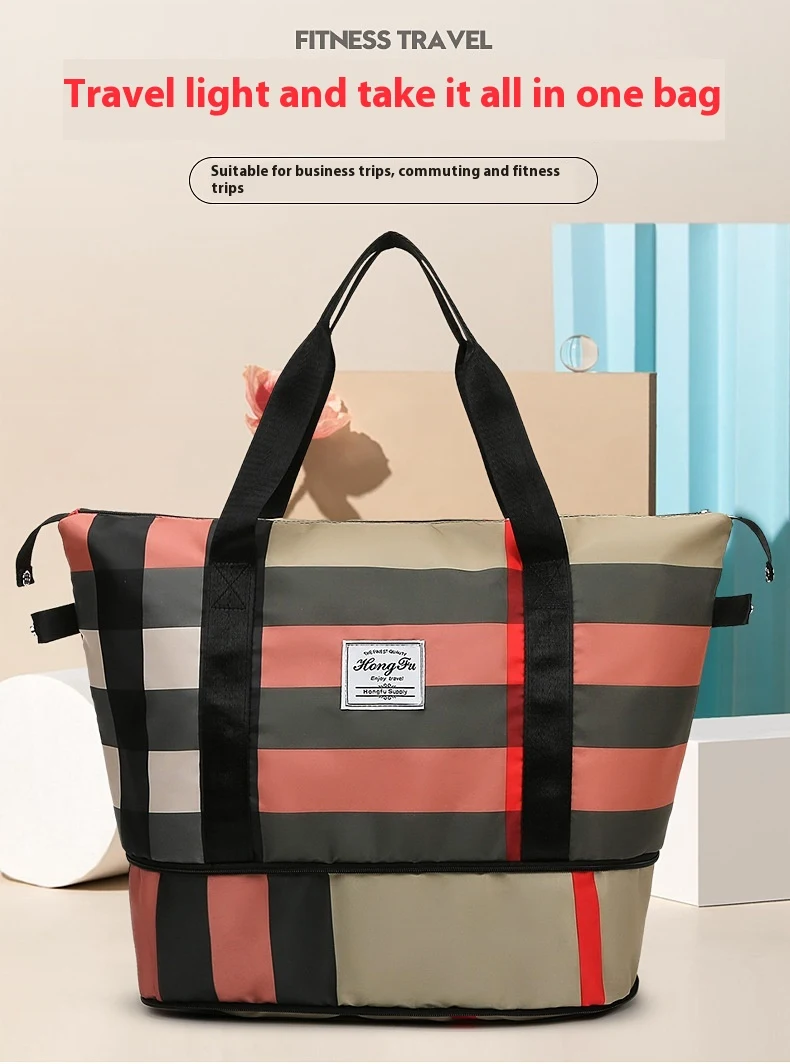 Title 13, Portable Fitness Bag Large Capacity Yoga Carry ...