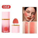 Rosy Make-up voor Natuurlijke Kleur en Lange Duur. Creëer een natuurlijke en langdurige blos. Verfraai je schoonheid met een frisse, jeugdige kleur. — foto 2