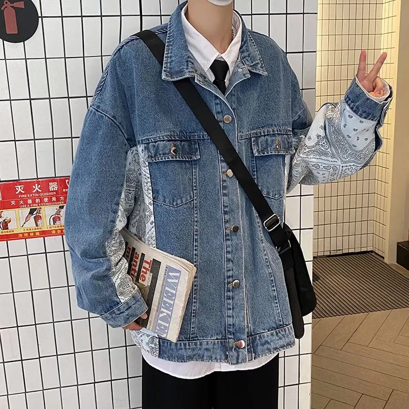 Casaco masculino folgado e oversized estilo Hong Kong, perfeito para um visual moderno e despojado. Conforto e estilo garantidos. — foto 13