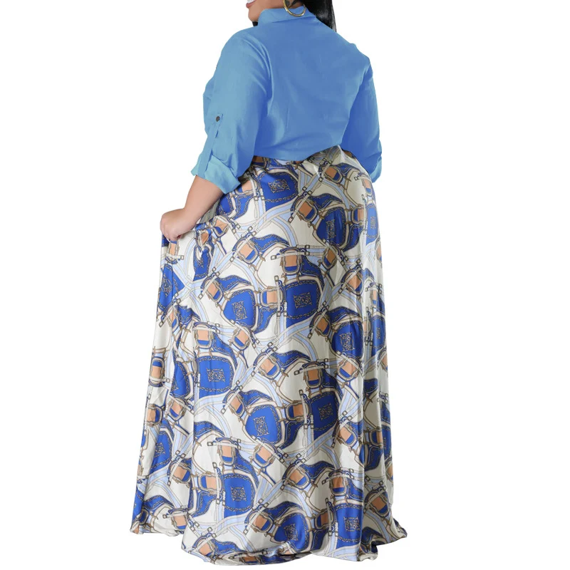 Title 21, Autumn Open Chest Collar Long Sleeve Dress