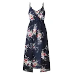 Dames dunne V-hals jumpsuit met bandjes. Lichtgewicht en comfortabel, ideaal voor de zomer. Perfect voor een casual en stijlvolle look, veelzijdige draagopties. — foto 6