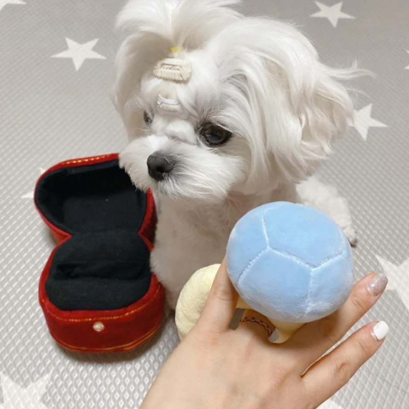Diamond Ring Dog Sound Toy Suit. Durable, Safe and Fun. Great for Playtime, Training, and Entertainment. Keeps your dog — photo 4