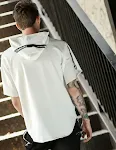 HZIJUE Summer Small Hoodies Fashion Men Hip Hop Hooded Oversized High Quality Long Hem Male T Shirts Street Wear Stylish — photo 4