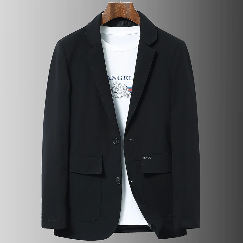Business Youth Solid Color Suit Jacket for a professional, versatile, and stylish look. Perfect for business meetings an — photo 2